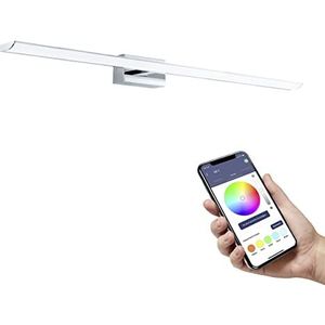 EGLO connect.z Smart Home LED spiegelverlichting Tabiano-Z, L 90,5 cm, ZigBee, app en spraakbesturing, lichtkleur instelbaar, dimbaar, badkamerwandlamp, IP44