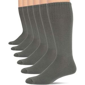 Jefferies Socks mens Military Rib Top Combat Crew Boot 6 Pack Casual Sock, Foliage Green, Shoe Size 9-12 US