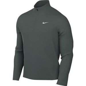 Nike Heren Sweatshirt Dri-Fit Pacer Top Hz, Vintage Green/Reflective Silv, FQ2494-338, M