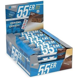 FREY Nutrition 55 eiwitrepen, 20 repen (20 x 50 g) (chocoladecrisp)