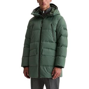 Marc O'Polo - Lange Donsjas - Regular Fit - Effen - Met Capuchon