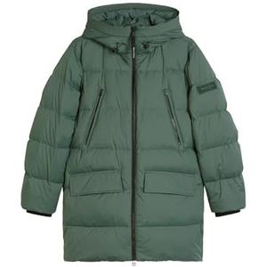 Marc O'Polo - Lange Donsjas - Regular Fit - Effen - Met Capuchon