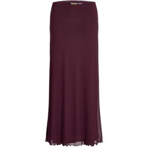 JACK & JONES Jxminna Mesh Skirt WVN Ln, Cabernet, XS