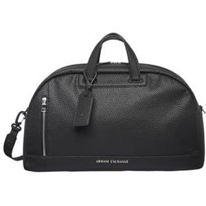Armani Exchange Pebble Armani Bag Duffle, heren, zwart, One size
