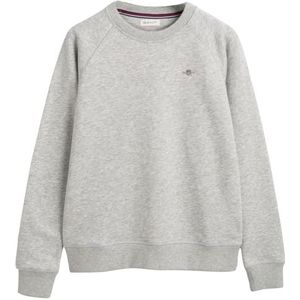 GANT - Shield - Lichtgrijs Gevlekt - Sweatshirt