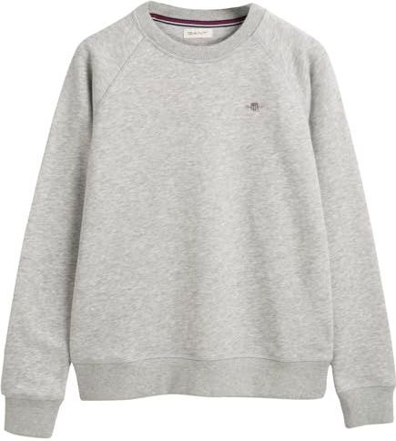 GANT - Shield - Lichtgrijs Gevlekt - Sweatshirt