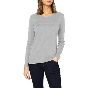 UNITED COLORS OF BENETTON - Shirt - Zilvergrijs - Lange Mouwen