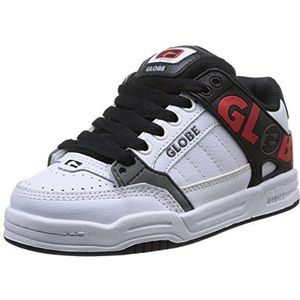 Globe Tilt Uniseks sneakers voor kinderen, Multicolore 11737 White Black Tpr, 37 EU