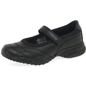 Skechers Meisjes Velocity Pouty Mary Jane Schoolschoen, Zwart Zwart Blk, 29 EU