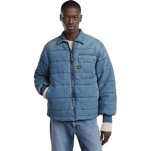 G-Star - D25201-D777-G794 - Gewatteerd Vliegeniersjack - Blauw - Casual - Biologisch Katoen - Duurzaam