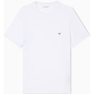 T-shirt - Wit - Modal - Voor Man