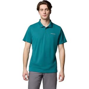 Columbia - Utilizer™ - Poloshirt - Blauw - Synthetisch - Korte Mouwen