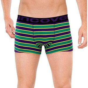 Uncover by Schiesser Herenondergoed - onderstuk trunk shorts/143552-700, groen (700), L