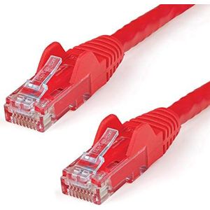 1.5 M CAT6 CABLE RED SNAGLESS - 24 AWG COPPER WIRE