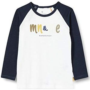 Bellybutton mother nature & me Baby-jongens T-shirt met lange mouwen, Bright white|white, 62 cm