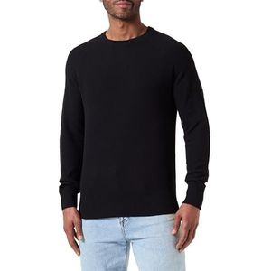 Jack & Jones JCOMAZE Knit Crew Neck, zwart, S