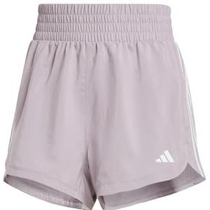 adidas Vrouwen Pacer Training 3 Strepen Geweven Hoge Stijging Korte Shorts, M, 3 inch Zwart, Zwart, M