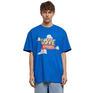 Mister Tee T-shirt voor heren, cobalt blue, M Grote maten Tall