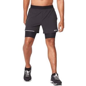 2XU Aero SS21, 2-in-1, 5 inch, shorts, maat L