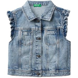 United Colors of Benetton Vest voor heren, meisjes en meisjes, Blauw, 150