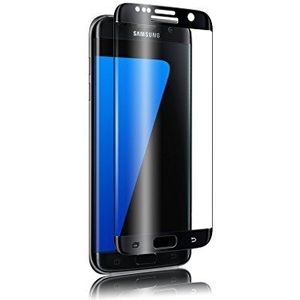 Qdos Displaybeschermfolie van gehard glas voor Samsung Galaxy S7 Edge, zwart