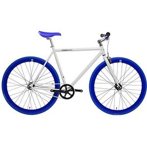 FabricBike Original herenfiets, wit en blauw, klein