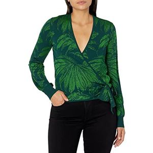 Desigual Dames JERS_Les Marais Pullover Sweater, groen, S