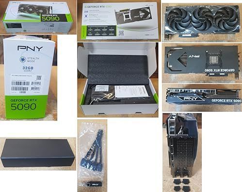 PNY GEFORCE RTX™ 5090 32GB Triple Fan Graphics Card DLSS 4