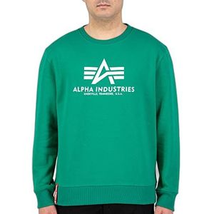 ALPHA INDUSTRIES Basic Sweater Sweatshirt voor heren, Groen (Jungle Green), XXL