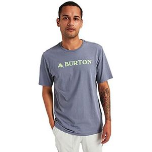 Burton Horizontaal T-shirt voor heren, Folkstone Grijs, XS