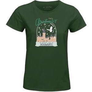 HARRY POTTER T-shirt voor dames, Groen, S