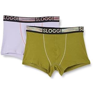 Sloggi Herenondergoed (verpakking van 2 stuks), veelkleurig, S
