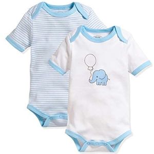 Schnizler Unisex baby vormende body, blauw (Bleu 17), 86/92 cm