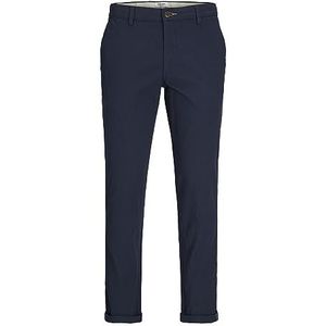 JACK & JONES PANTS STUDIO Slim Fit Chino JPSTMARCO Donkerblauw