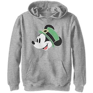 Kids Disney Classic Mickey Micky Irish Youth Hooded Trui, Athletic Heather, maat M, Athletic Heather, M, Atletische heide, M