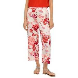 s.Oliver BLACK LABEL Satijnen damesbroek, regular fit, brede pijpen, 02a2, 36