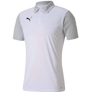 PUMA Herren, teamGOAL 23 Sideline Polo Poloshirt, White-Gray Violet, S