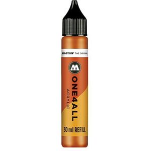 Molotow ONE4ALL navulling acryl (navulinkt voor permanente marker, 1 stuk à 30 ml) kleur 085 dare oranje