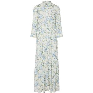 Yas Savanna Long Shirt Dress S. Noos, Star White, XXL