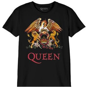 The Queen ""A Night at The Opera"" Unisex T-shirt voor kinderen, referentie: BOQUEENTS001, zwart, maat 6 jaar, Zwart, 6 Jaren