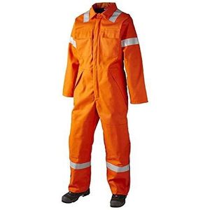 J.A.K. 3207125 Serie 12032 65% katoen / 34% polyester / 1% Negastat thermowerk pak, oranje, XXL maat