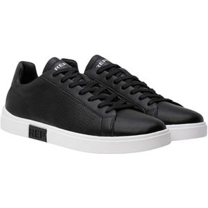 Replay Cupsole sneakers voor heren met veters, Black Black 562, 40 EU