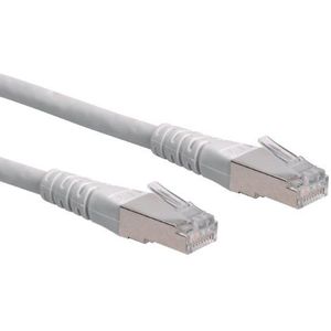 ROLINE S/FTP LAN-kabel Cat 6 | Ethernet netwerkkabel met RJ45-stekker | Grijs 10 m