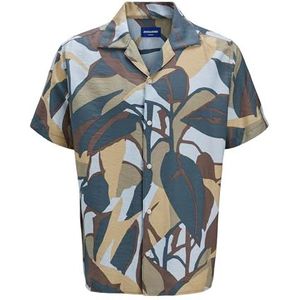 JACK & JONES - Overhemd - Lichtblauw - Comfort Fit - Kwartmouw