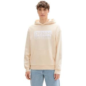 TOM TAILOR Denim Sweatshirt voor heren, 28130 - Soft Buttercream, S