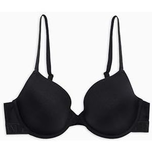 EMPORIO ARMANI Vrouw Microfiber Contour BH Zwart 34, Zwart, 75B