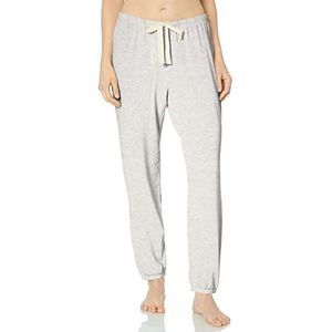 Amazon Essentials Lichtgewicht lounge badstof joggingbroek voor dames (verkrijgbaar in grote maten), lichtgrijs, S