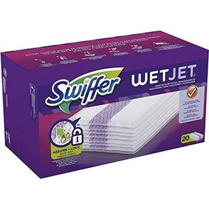 Swiffer Wetjet Refill, paars, 4x20 stuks