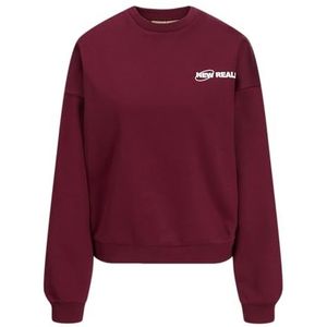 JACK & JONES Dames Jxruby RLX Ls Crew SWT, Cabernet, XS