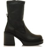 MTNGvoor vrouwen. 59680 Nieuwe Oasis Enkellaarsjes Zwart (36), 5 tot 8 cm, Ritssluiting, Casual